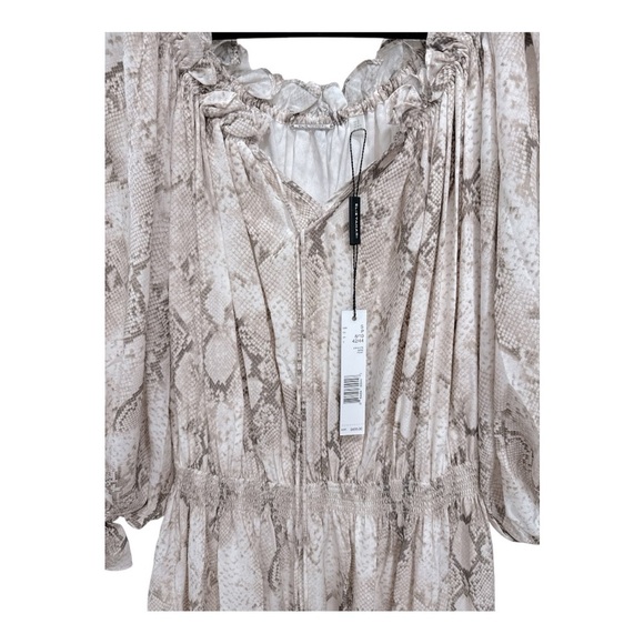 ELIE TAHARI
Snakeskin-Print Silk 100% Maxi Dress size S New with tag - Picture 8 of 14